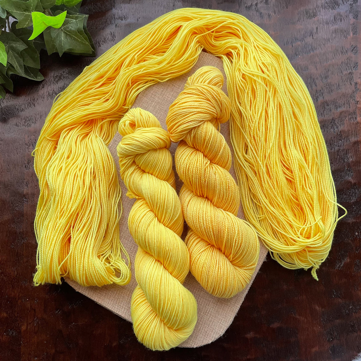 YELLOW REALLY DOESN&#39;T GO WITH PAUL ANKA - Dyed to Order - Hand Dyed Yarn Skein