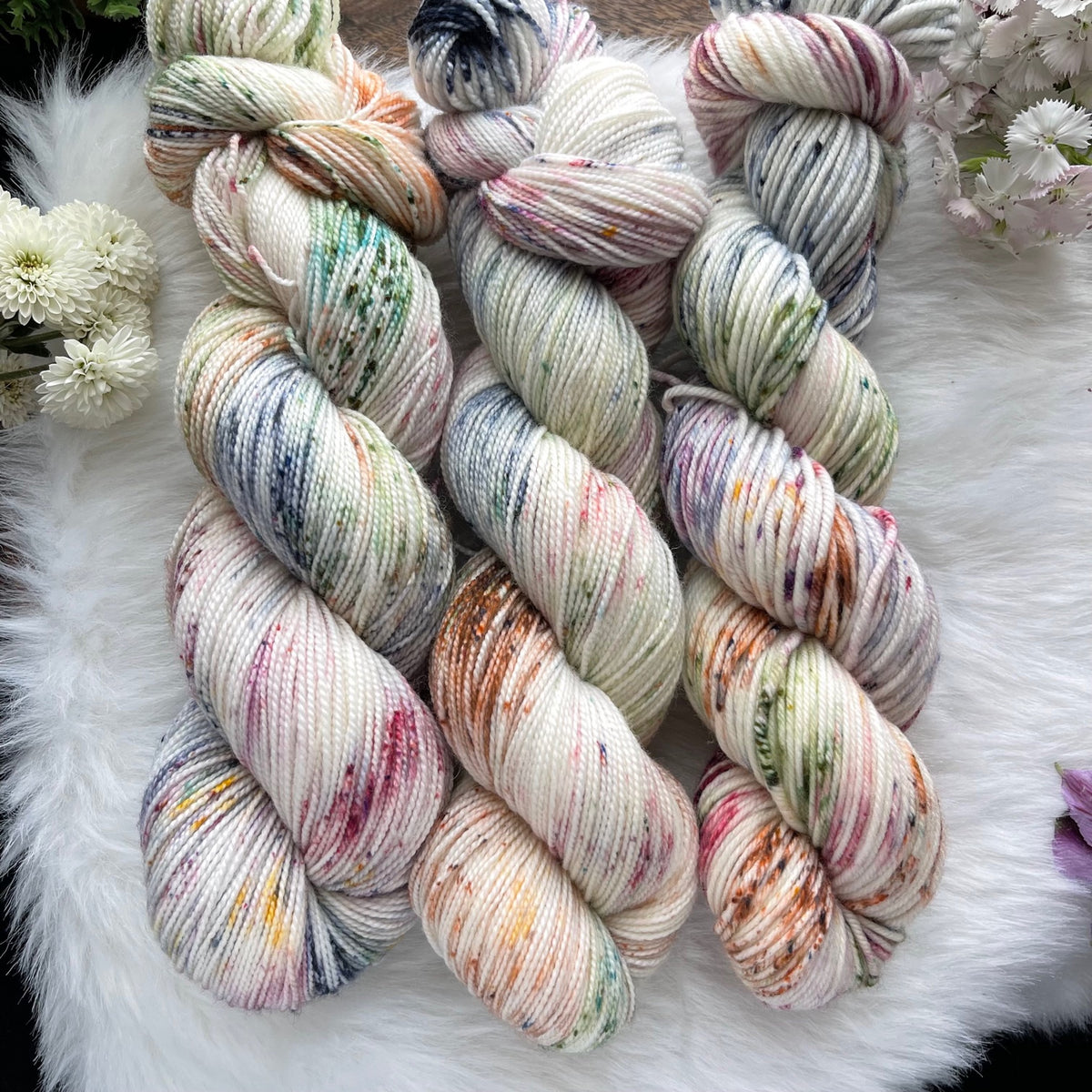 FAIRY DUST - Dyed to order- Hand Dyed Yarn Skein