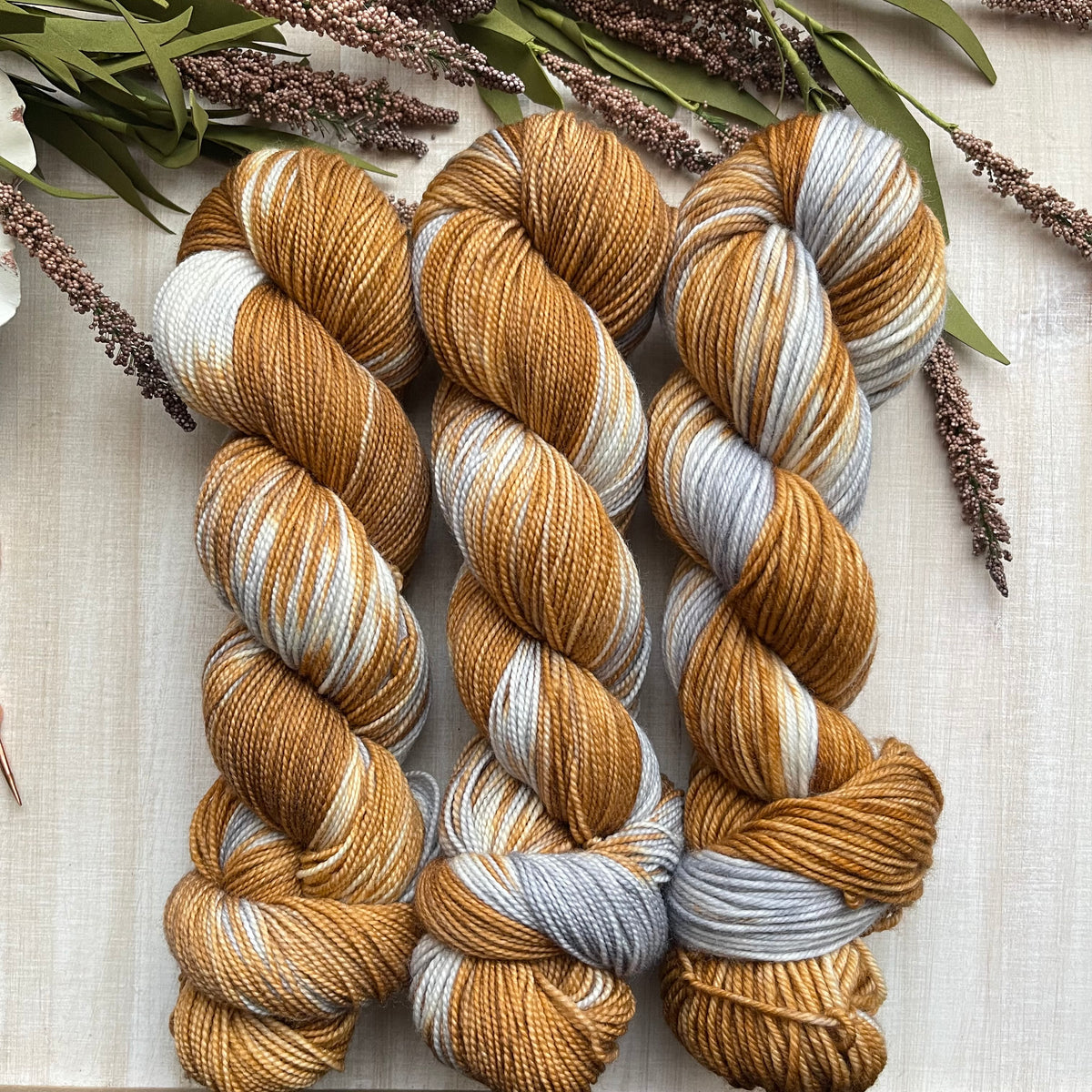 AUTUMN MOONLIGHT -Dyed to Order - Hand Dyed Yarn Skein