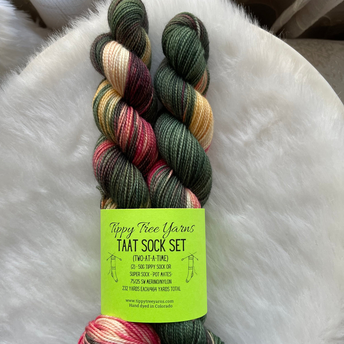 TAAT Set Two-at-a-Time Tree Tippy Yarns Yarn Tippy - Sock - -