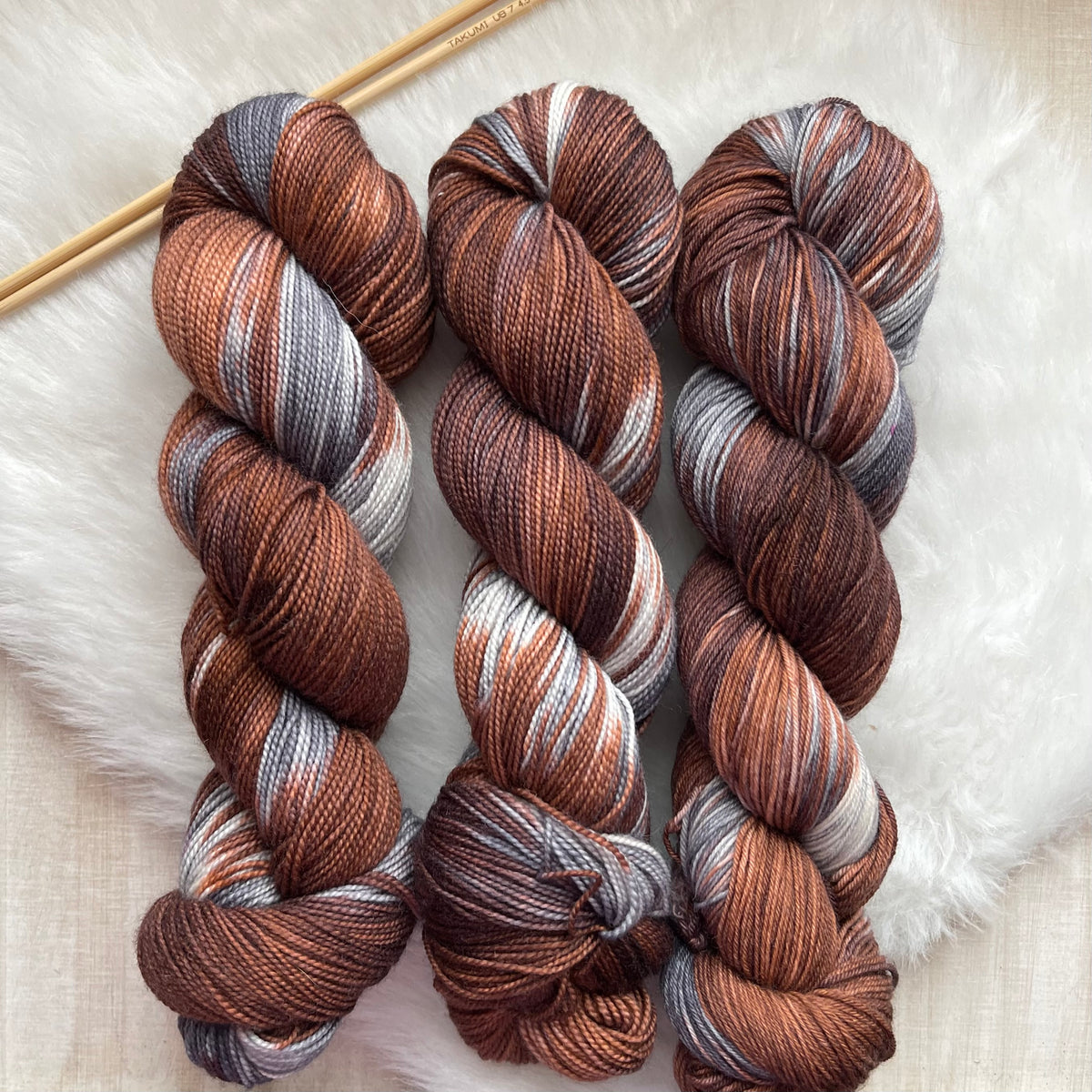 GETAWAY -Ready to Ship - Tippy Sock- Hand Dyed Yarn Skein