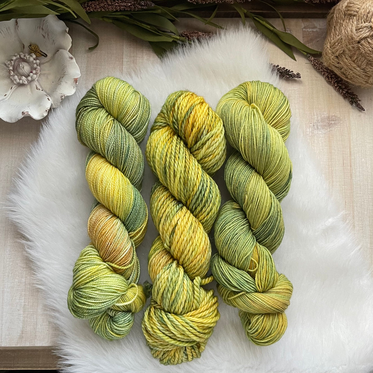 ALWAYS SUNNY  - BFL Sock - Giving Tree Yarns