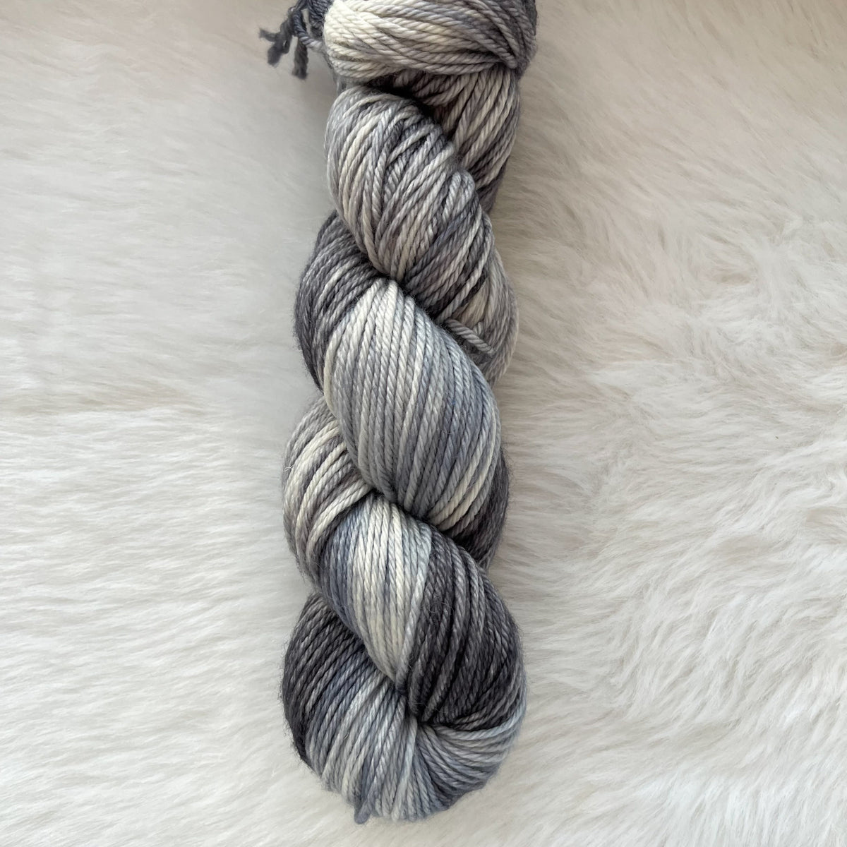 THUNDERCLOUD  -Ready to Ship - Super DK - Hand Dyed Yarn Skein