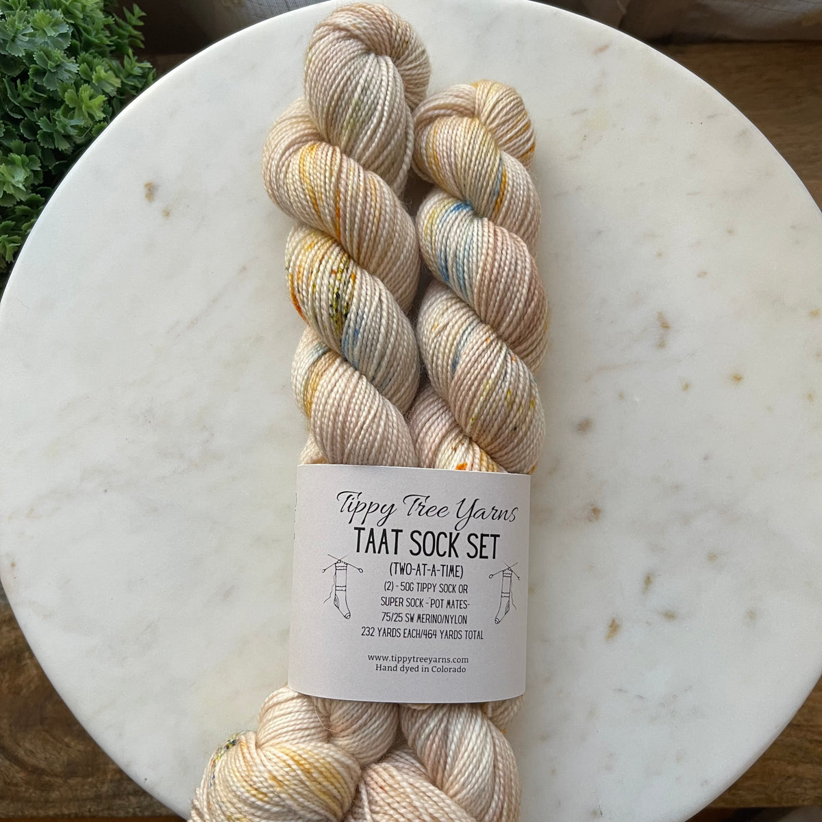 TAAT - Two-at-a-Time - Tippy Sock Set Yarn - Tippy Tree Yarns