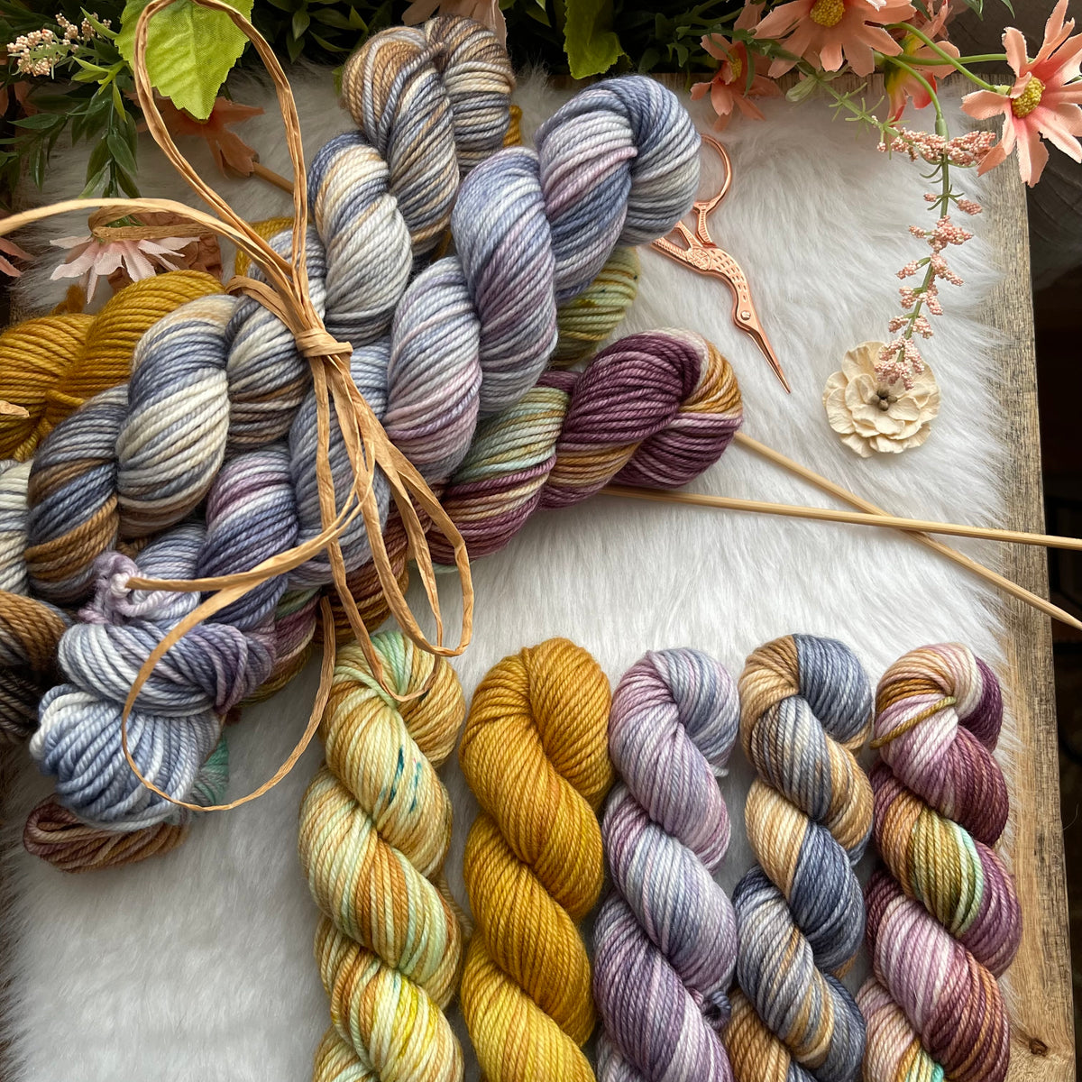 SUPER DK 50g Bundles -5 skein OOAK Sets