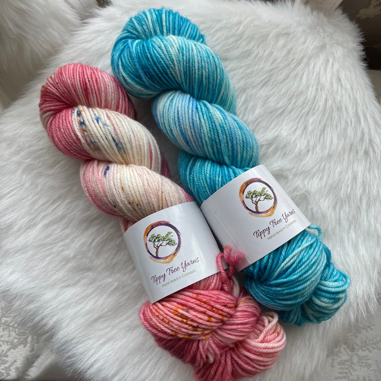 ROSABELLA - Dyed to Order - Hand Dyed Yarn Skein - Tippy Tree Yarns
