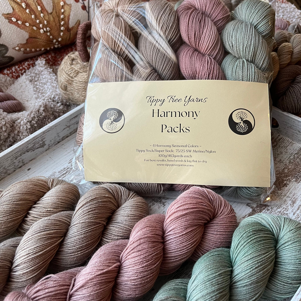 HARMONY PACKS - Fall - 4 Pack Full Skeins - Ready to ship