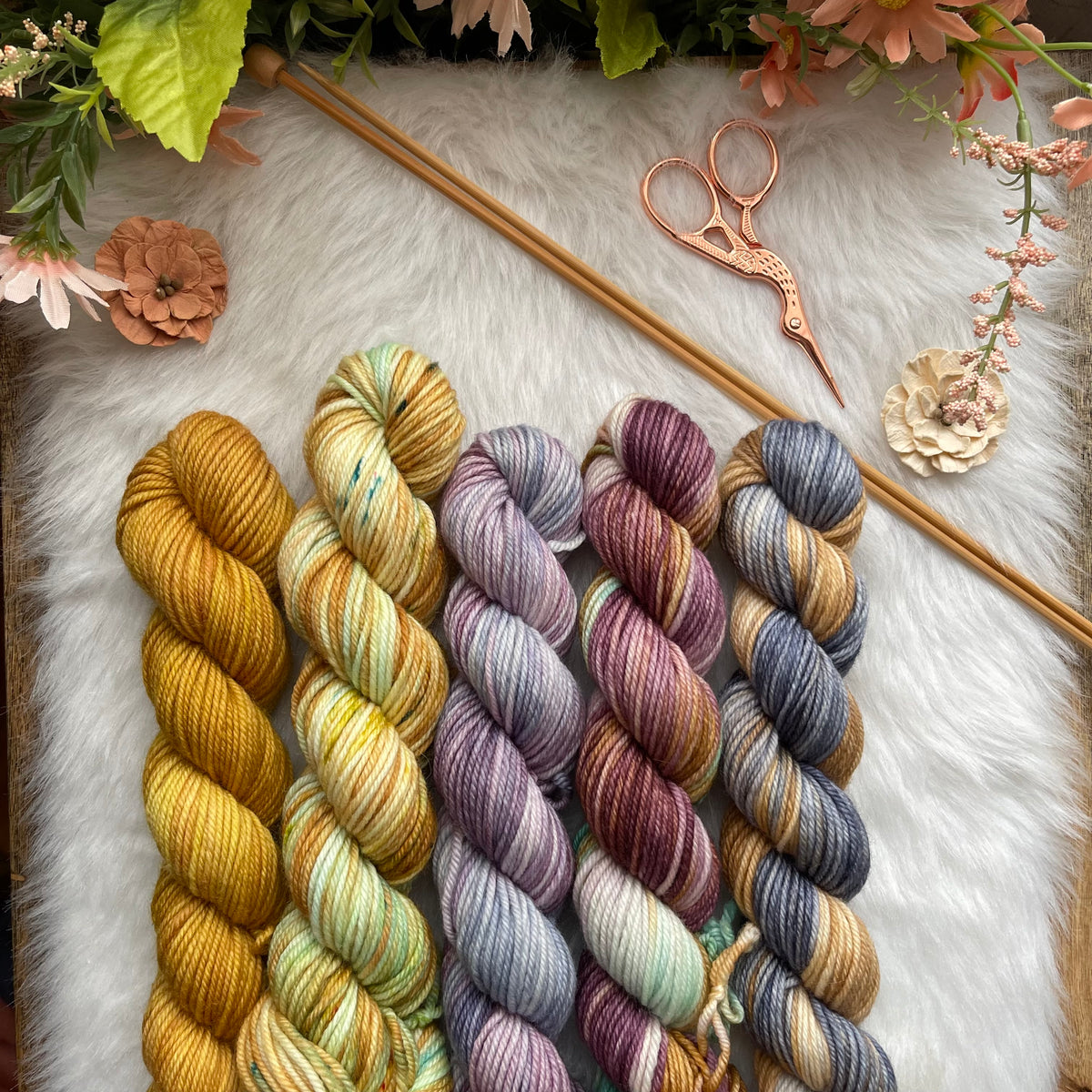 SUPER DK 50g Bundles -5 skein OOAK Sets