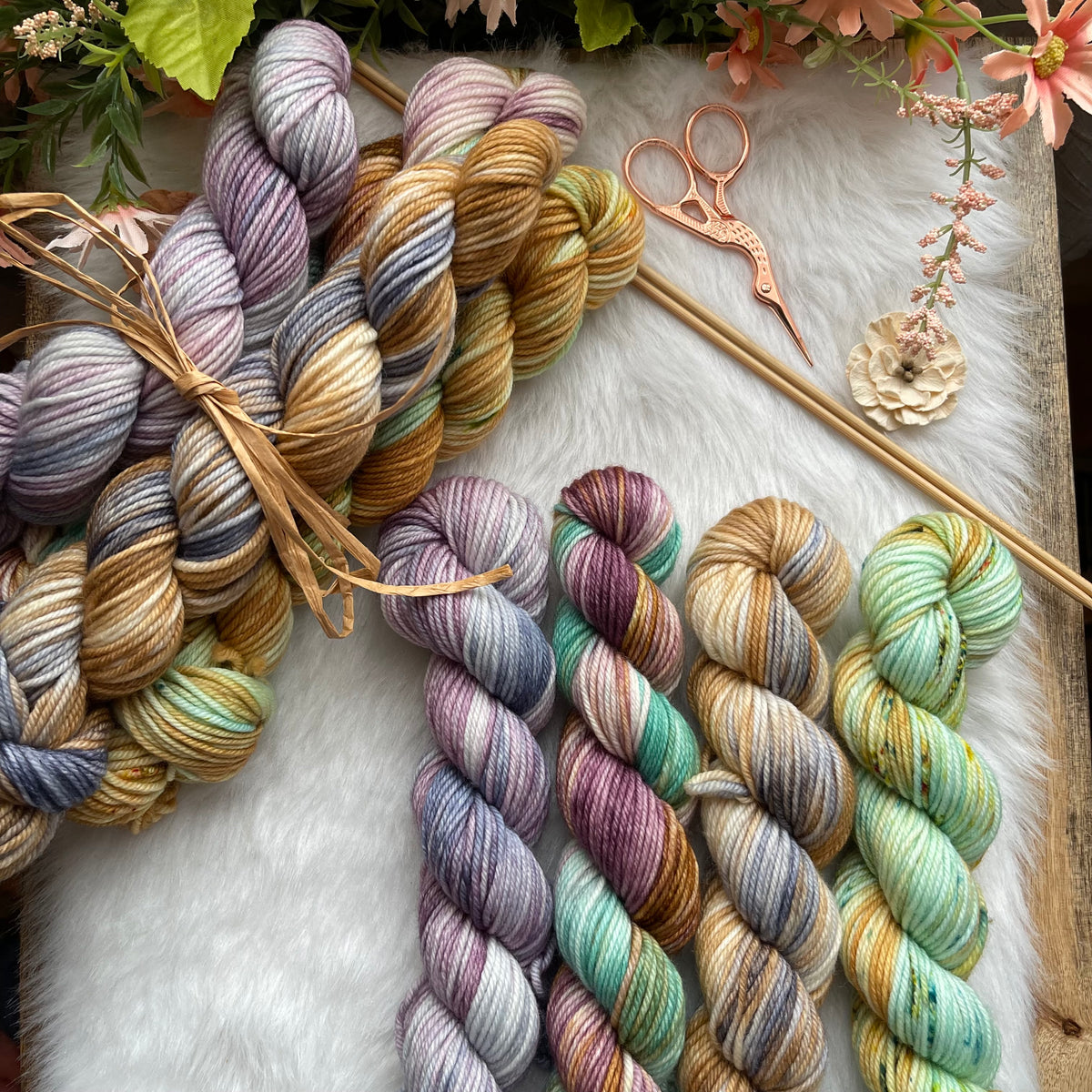 SUPER DK 50g Bundles - 4 skein OOAK Sets