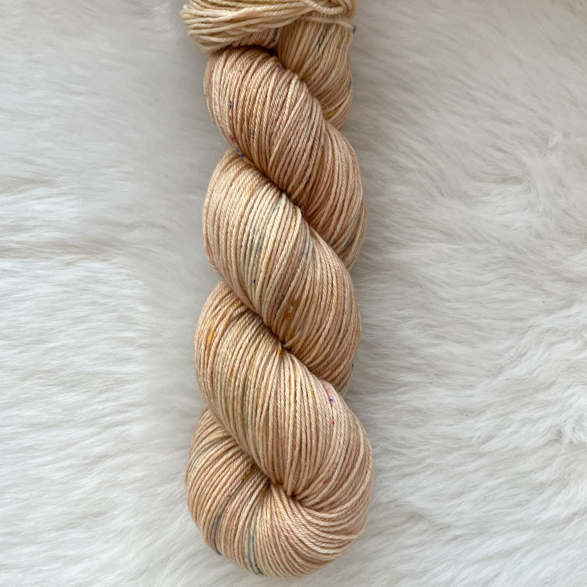 OLD BROWN   -Ready to Ship - BFL Sock- Hand Dyed Yarn Skein