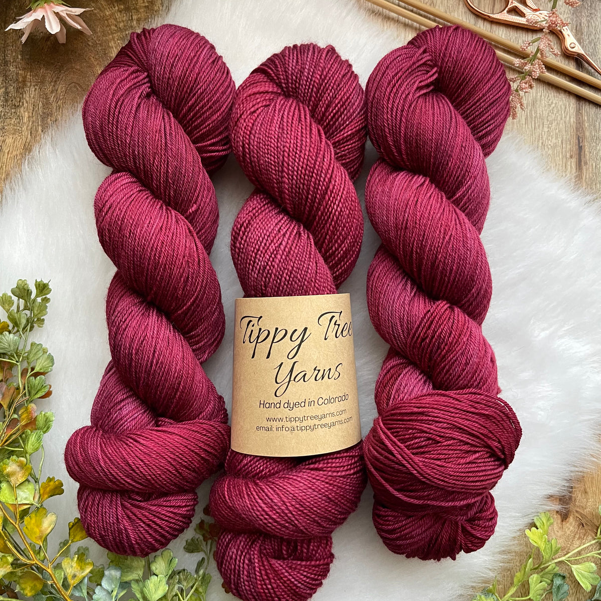 LOVE AFFAIR  -Ready to Ship - Super Sock- Hand Dyed Yarn Skein