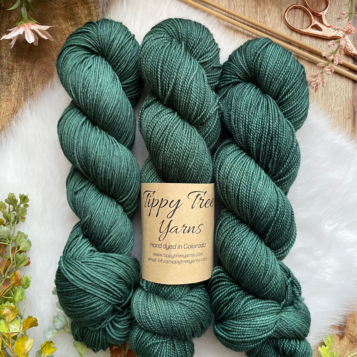 THE MOORS -Ready to Ship - Tippy Sock- Hand Dyed Yarn Skein