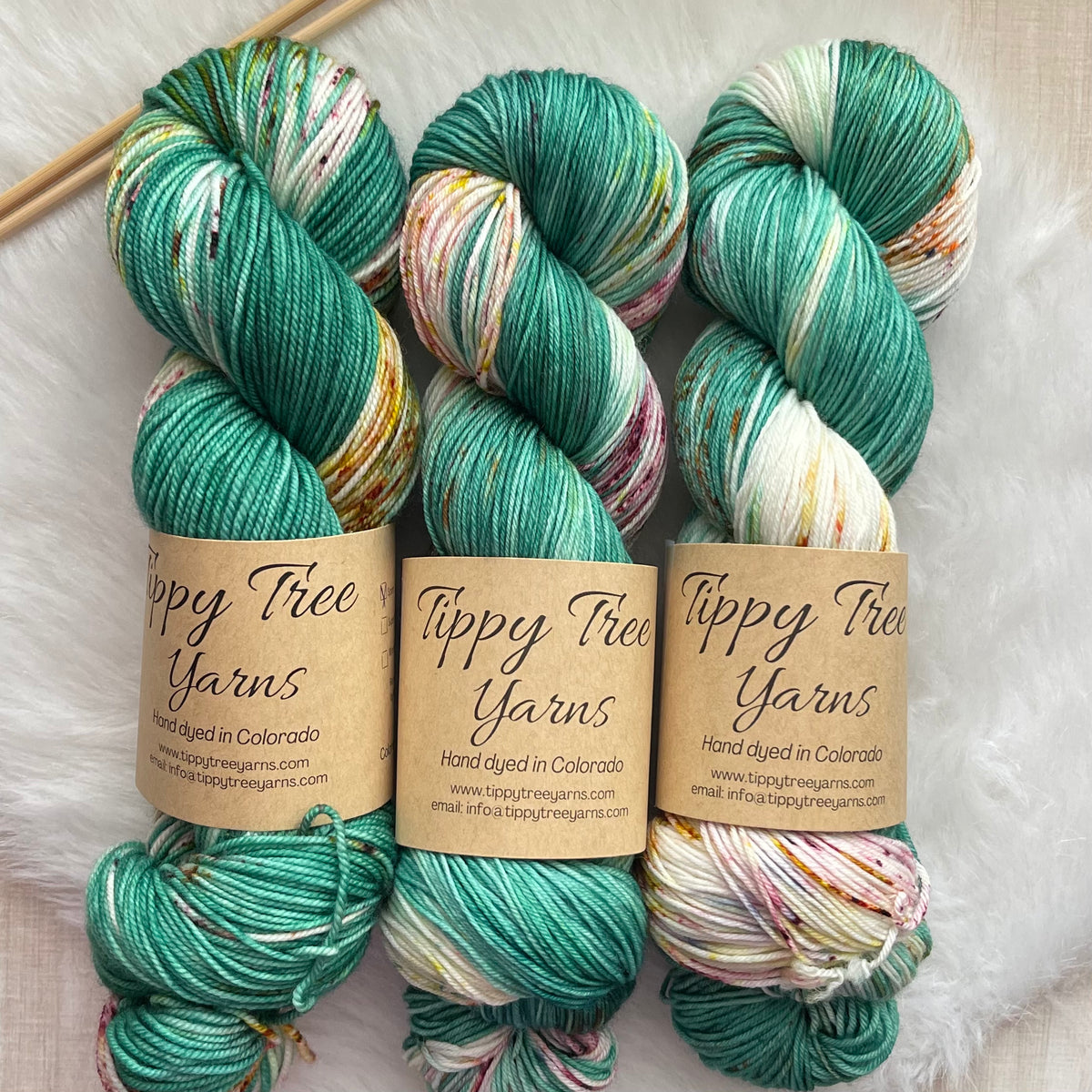 A REAL BEAUT -Ready to Ship - Sport- Hand Dyed Yarn Skein