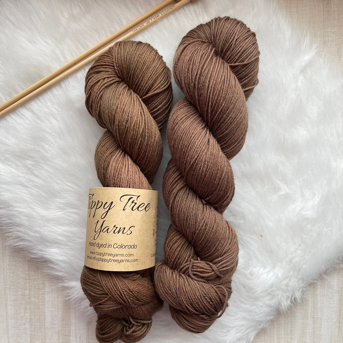 DEEP WOODS -Ready to Ship - Super Sock- Hand Dyed Yarn Skein