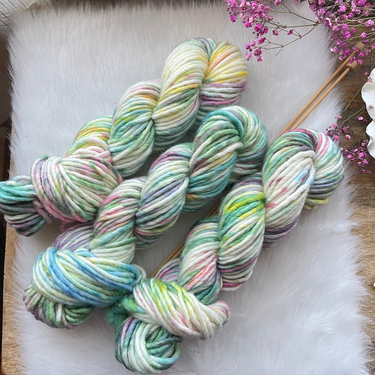WATERCOLOR BLOOMS - Super Bulky - Giving Tree Yarns