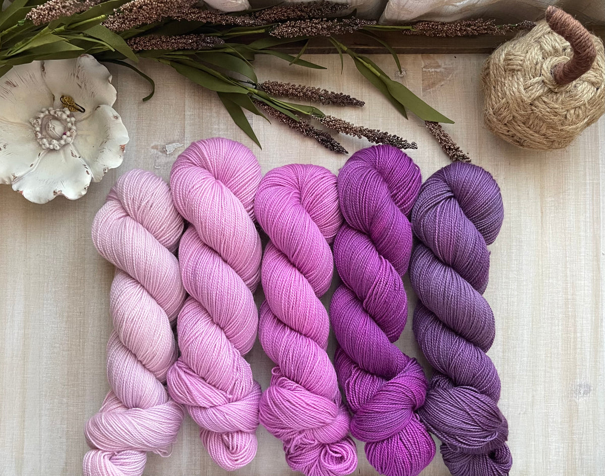 PLUM-POSTEROUS - Full Skein Gradient Pack - Tippy Sock