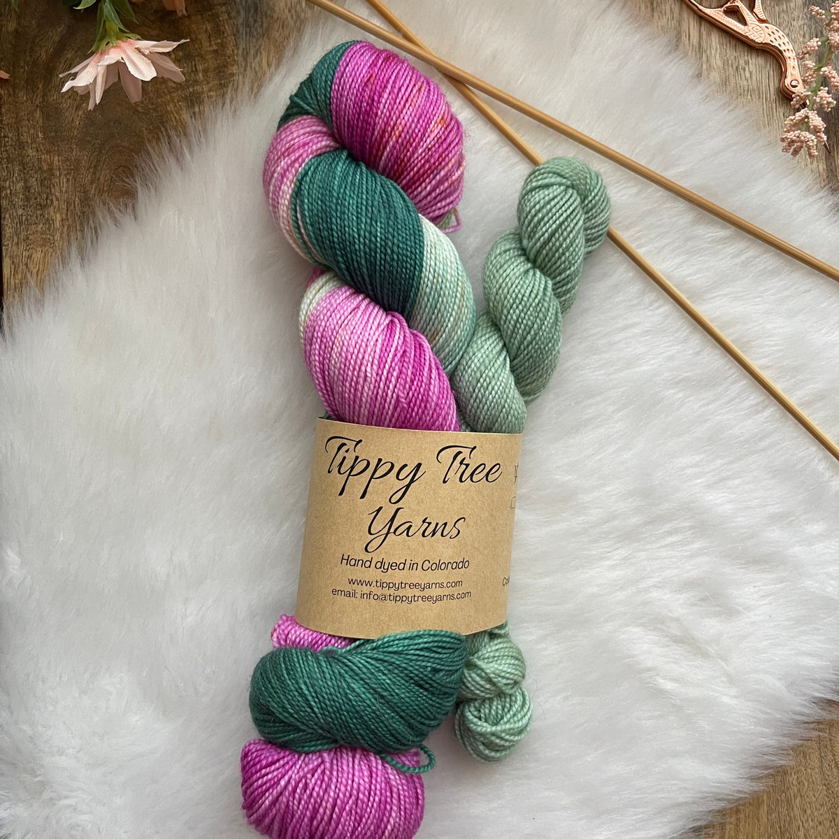 CENTERPIECE - Tippy Sock Set Yarn -Ready to Ship