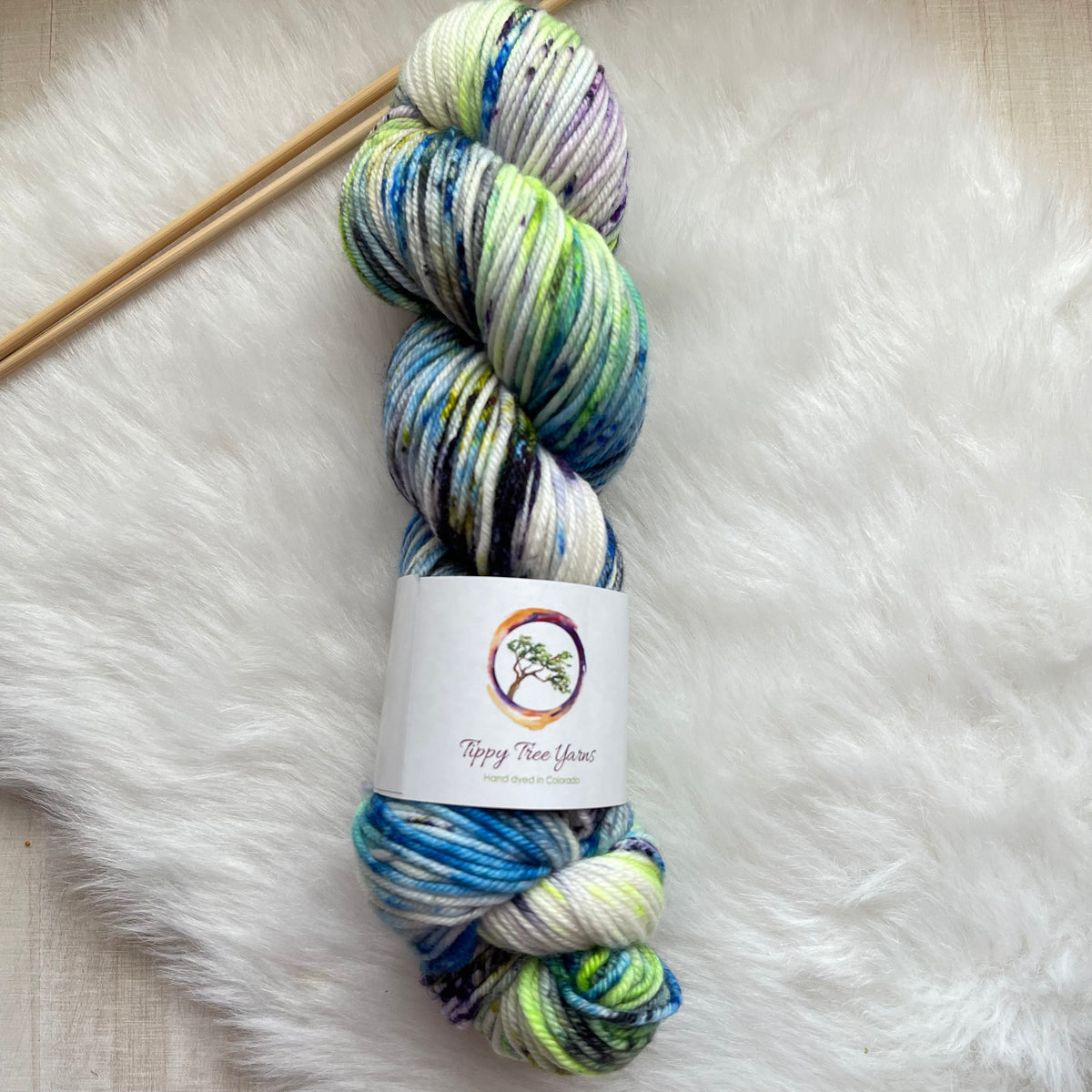 XFILES -SUPER DK - Ready to Ship- Hand Dyed Yarn Skein