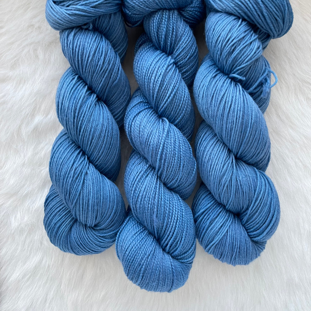 WINTER BLUES - Dyed to Order - Hand Dyed Yarn Skein