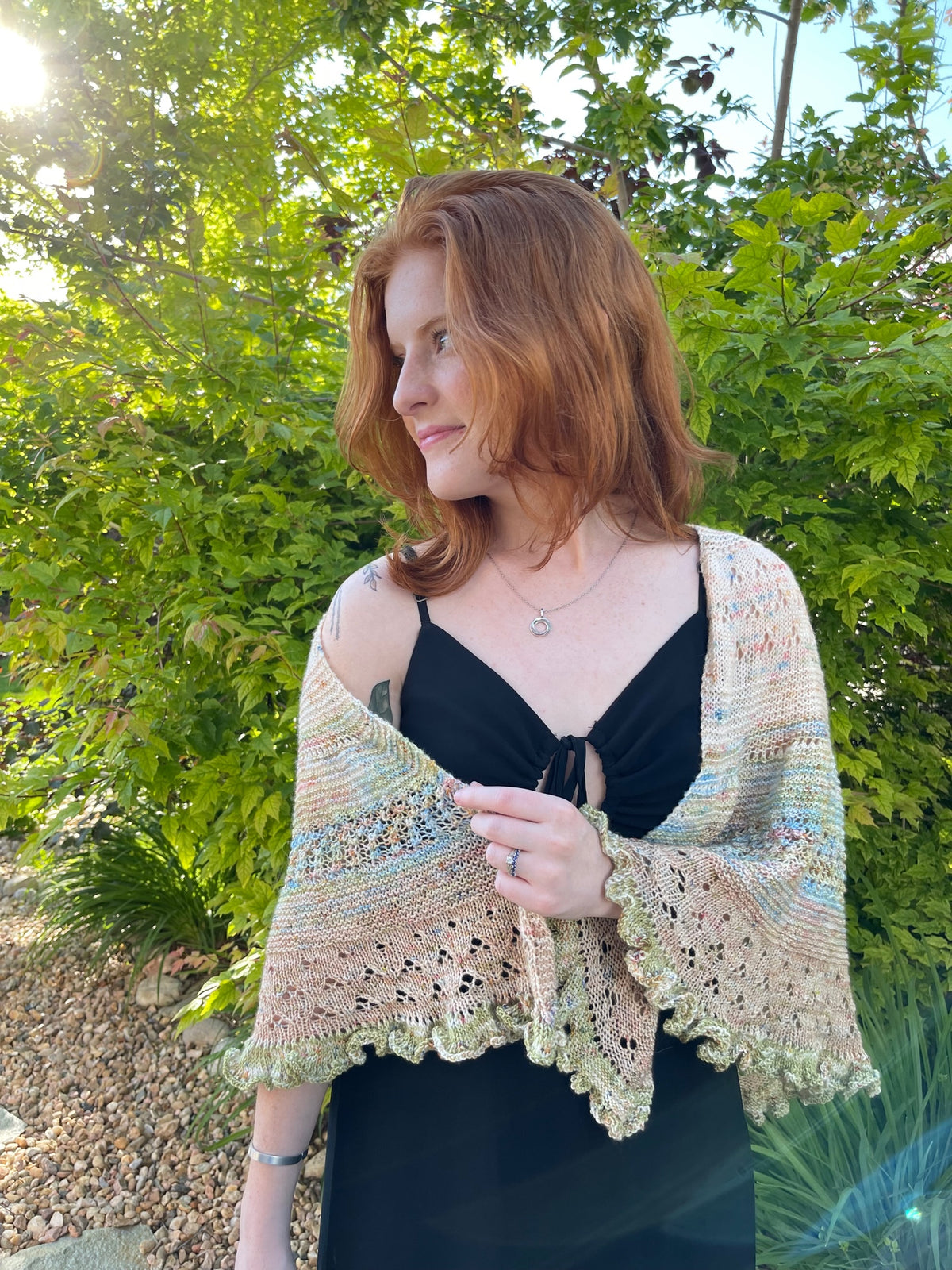 Tales of the Garden Shawl Set