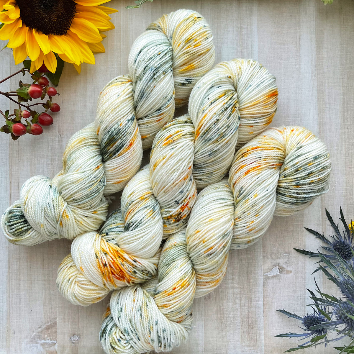 CARNIVAL SQUASH  - Dyed to Order - Hand Dyed Yarn Skein