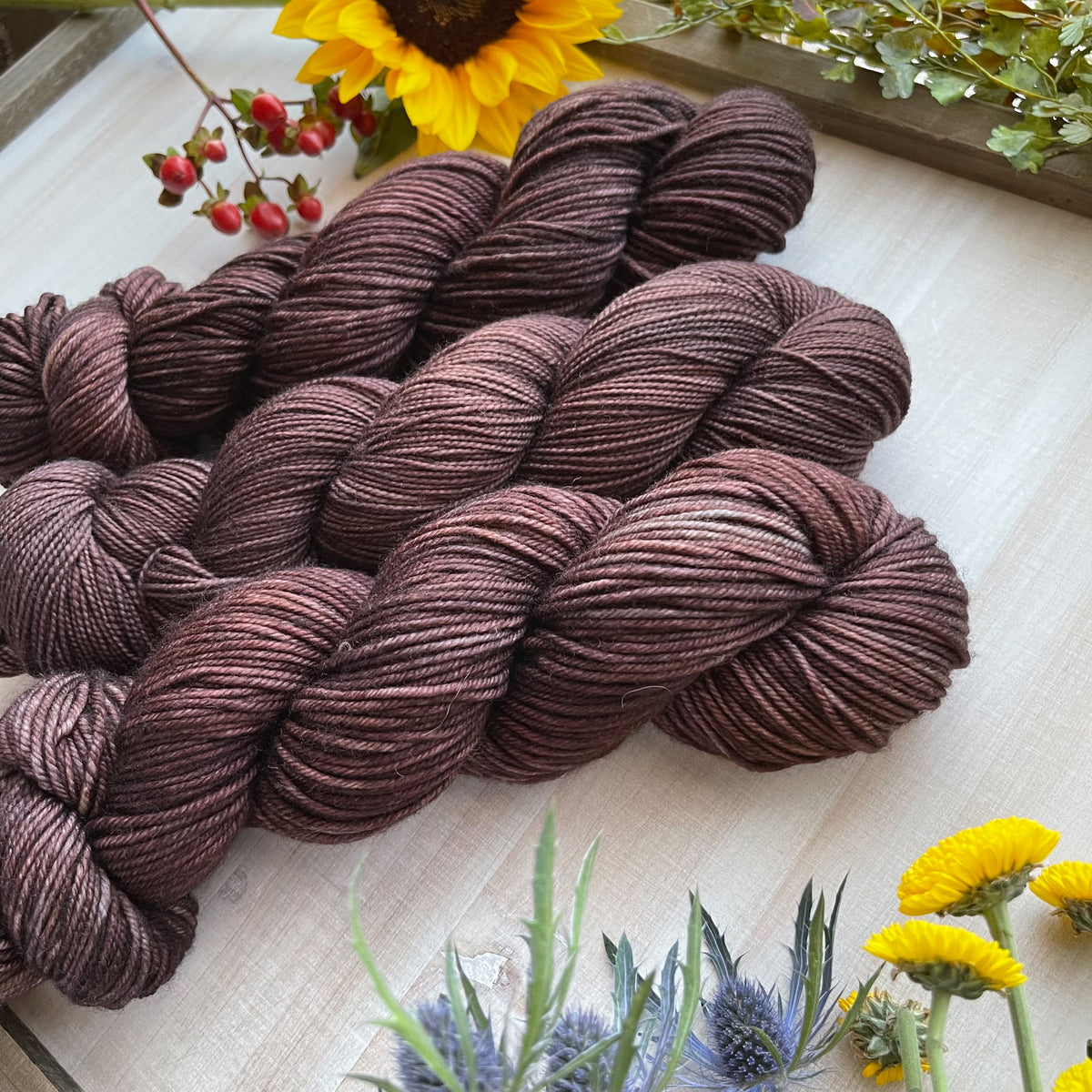COFFEE  - Dyed to Order - Hand Dyed Yarn Skein