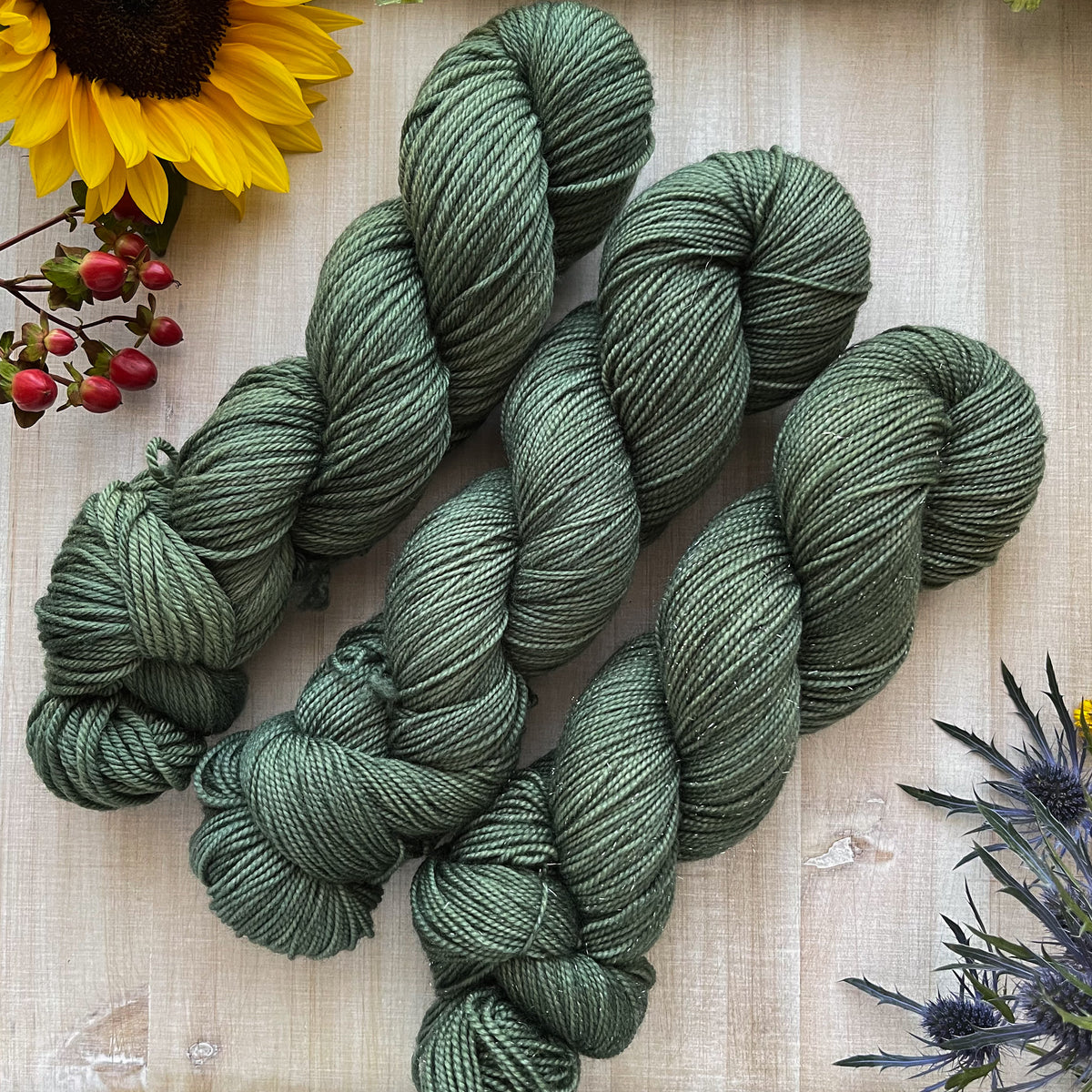 EVERGREENS - Dyed to Order - Hand Dyed Yarn Skein
