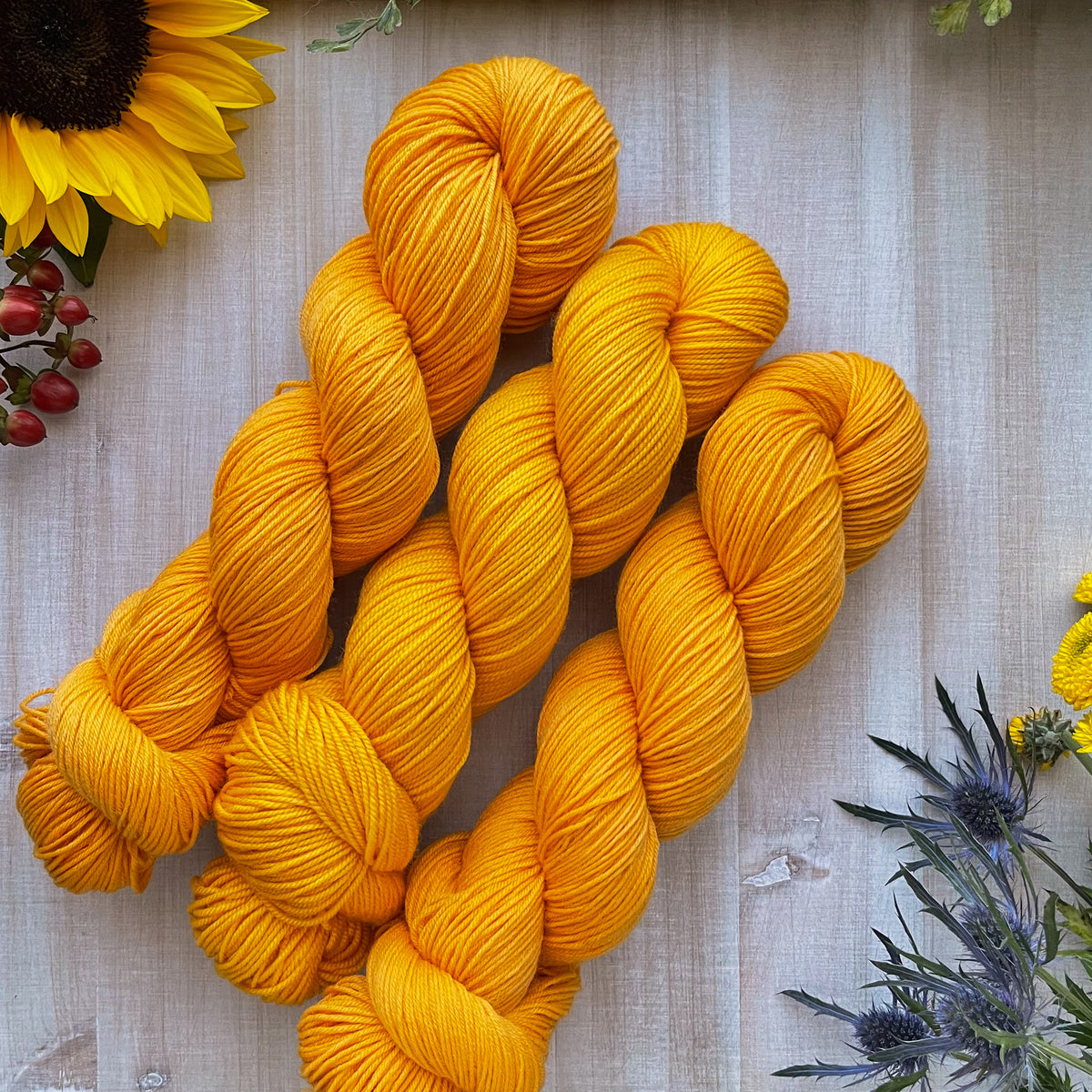 GOLDEN HOUR- Dyed to Order  - Hand Dyed Yarn Skein